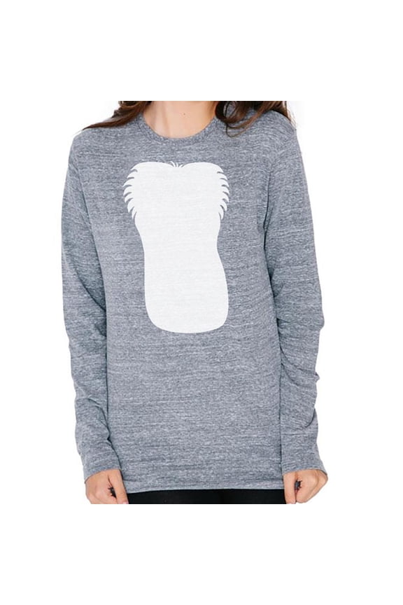 Halloween Koala Costume Mens Soft Long Sleeve T Shirt Heather X-LG