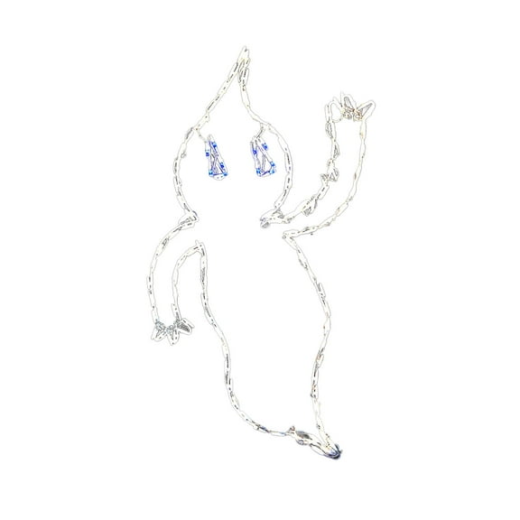 Holidynamics 50" Wire Framed Spooky Ghost Decoration, White, 1 Count