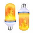 thumbnail image 1 of Halloween LED Flame Light Bulb, Upgraded 4 Modes Fire Light Bulbs with Upside Down Effect, E27 Base Flickering Light Bulbs for Halloween, Christmas, Outdoor, Indoor Decor (Yellow,2 Pack), 1 of 8