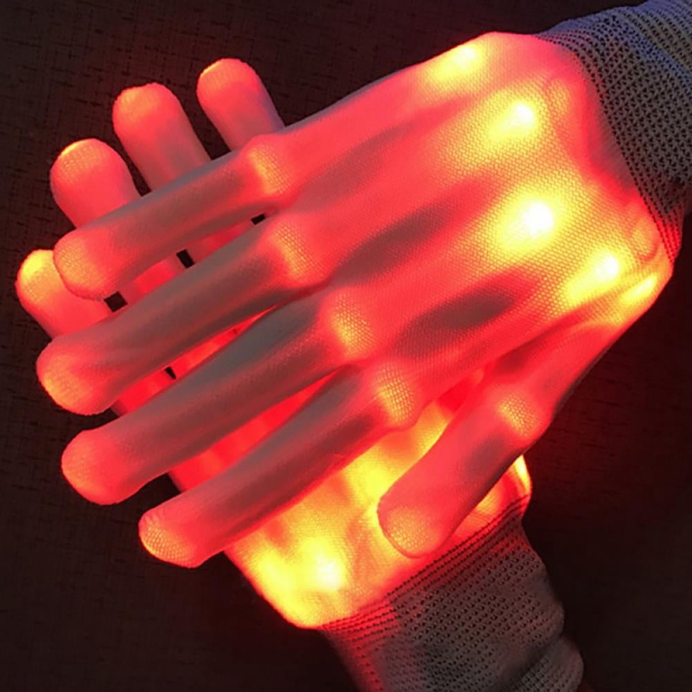 Halloween Leuchten Skelett Handschuhe Erwachsene Te Produktbild-Vorschau 12