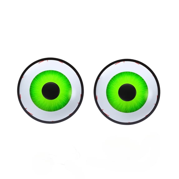 Halloween LED Glowing Eyes Door Hanger 2pc Spooky Halloween Party Decoration Sign