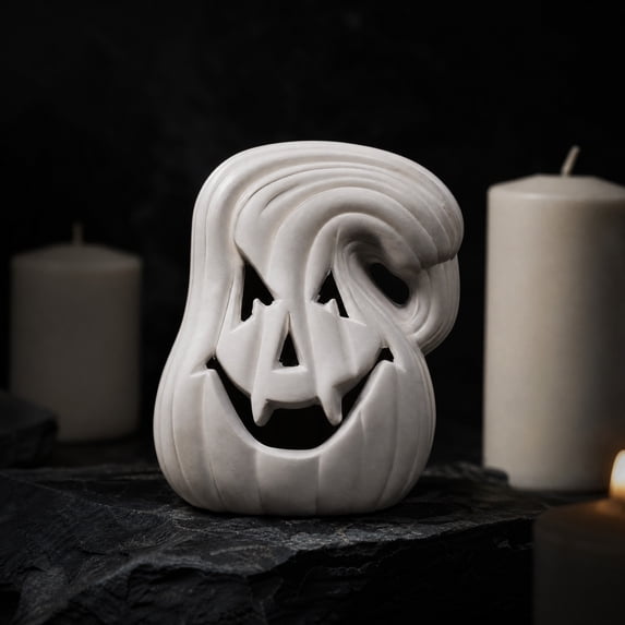 Halloween LED Lights Faux Pumpkin Decoration Large Plastic Jack O' Lantern Reusable Carved Pumpkin Lantern for Fall Halloween Indoor Outdoor Decor Party Centerpiece Halloween Decor