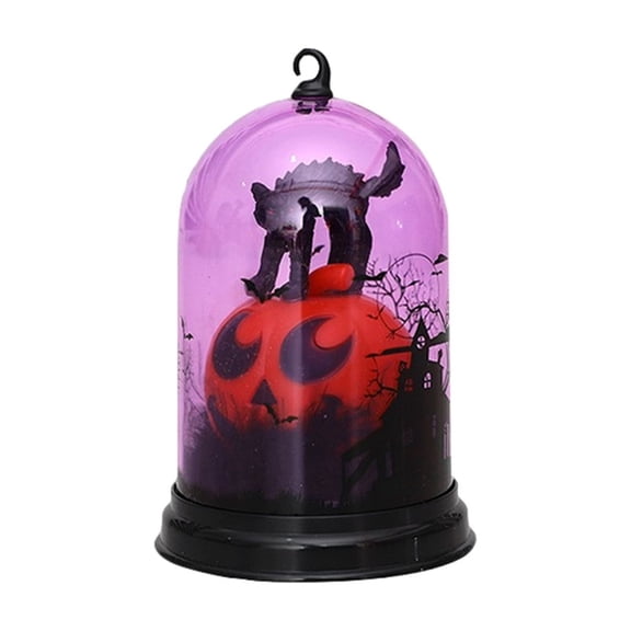 Halloween LED Night Lights With Color Gradient, Battery Powered Electronic Candles With Hanging Ring, Suitable For Home Haunted House Decoration Props Festival,B
