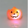 thumbnail image 1 of Halloween LED Pumpkin Ring 1.8 Inch Glowing Finger Light Up Costume Accessory for Spooky Party Goth Trick or Treat Props, 1 of 2