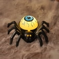 thumbnail image 1 of Halloween LED Spider Eyeball Candle Light, Glowing Pumpkin Night Lamp for Tabletop, Mantel, Shelf, Party, Haunted House, Indoor Display and Spooky Atmosphere Decor, Blue, 1 of 6