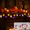 thumbnail image 1 of Halloween LED String Lights, Ghost Pumpkin and Bat Motif Decorative Lighting, Spooky Indoor Outdoor Festival Lights for Patio/Mantel/Party Ambiance/Home Display, 59in, 10 Lights, Constant Mode, 1 of 7