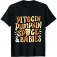 thumbnail image 1 of Halloween Labor And Delivery L&D Nurse Fall Pumpkins Midwife T-Shirt, 1 of 3