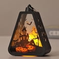 thumbnail image 1 of Halloween Lantern LED Oil Lamp, Hanging Solar Garden Lanterns, Vintage Halloween Lamp Handheld Lantern Oil Lamp for Halloween Decorations Indoor & Outdoor(A), 1 of 8