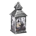 thumbnail image 1 of Halloween Lanterns Decorations Indoor, 5.3" Decorative Halloween Candle Lantern with LED Lights, Hanging Spooky Halloween Lanterns for Outdoor Home Room Party Decor Halloween Decor Party Supplies, 1 of 6