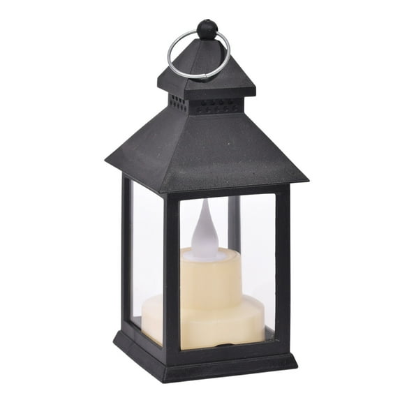 Halloween Lanterns Decorations Indoor, 5.3" Decorative Halloween Candle Lantern with LED Lights, Hanging Spooky Halloween Lanterns for Outdoor Home Room Party Decor Halloween Decor Party Supplies