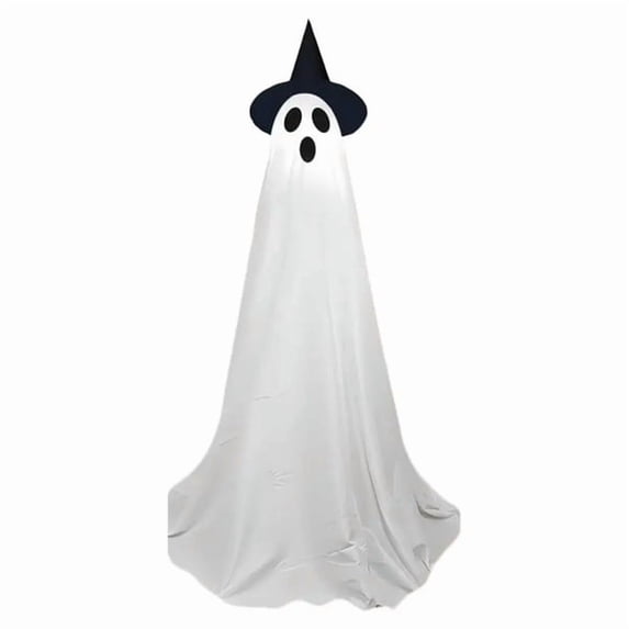 Halloween Large Glowing Ghost Decoration, Light Up Spooky Figure for Outdoor Porch Front Yard, Halloween Indoor Home Party Decor Prop, Holiday Supplies