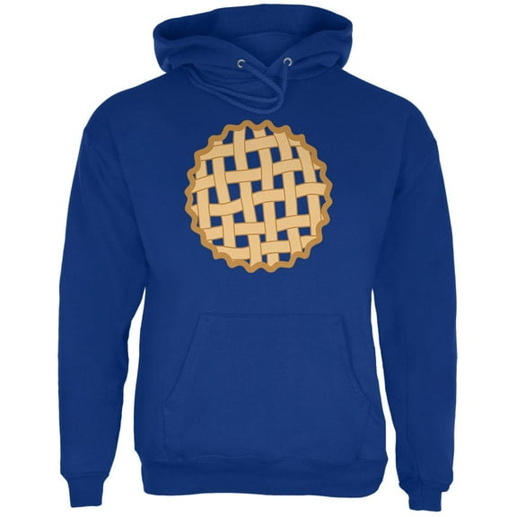 Halloween Lattice Pie Costume Blueberry Mens Hoodie Deep Royal SM