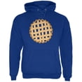 thumbnail image 1 of Halloween Lattice Pie Costume Blueberry Mens Hoodie Deep Royal X-LG, 1 of 2