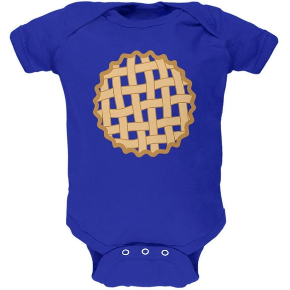 Halloween Lattice Pie Costume Blueberry Soft Baby One Piece Royal 3 Month