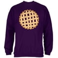 thumbnail image 1 of Halloween Lattice Pie Costume Grape Mens Sweatshirt Purple X-LG, 1 of 2