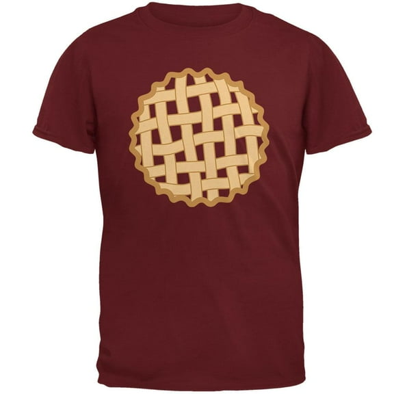 Halloween Lattice Pie Costume Strawberry Cherry Mens T Shirt Garnet Red SM