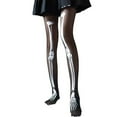 thumbnail image 1 of Halloween Legging Skeleton Socks Tights Women Japanese Creativity Funny Stockings Bone Socks Nylon For Party Bar, 1 of 7