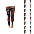 thumbnail image 1 of Halloween Leggings for Women Elastic High Waist Lifting Spooky Print Tights Pants Workout Yoga Pants, 1 of 7