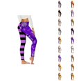 thumbnail image 1 of Halloween Leggings for Women Elastic High Waist Casual Printed Lifting Tights Pants Workout Yoga Pants, 1 of 5