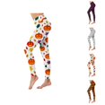 thumbnail image 1 of Halloween Leggings for Women Elastic High Waist Funny Pumpkin Ghost Print Tights Pants Workout Yoga Pants, 1 of 7