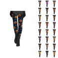 thumbnail image 1 of Halloween Leggings for Women Elastic High Waist Slim Fit Casual Festive Pumpkin Print Workout Running Yoga Pants, 1 of 5