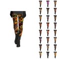 thumbnail image 1 of Halloween Leggings for Women Elastic High Waist Slim Fit Casual Festive Pumpkin Print Workout Running Yoga Pants, 1 of 5