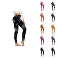 thumbnail image 1 of Halloween Leggings for Women Elastic High Waist Spooky Print Slim Fit Tights Pants Workout Running Yoga Pants, 1 of 9