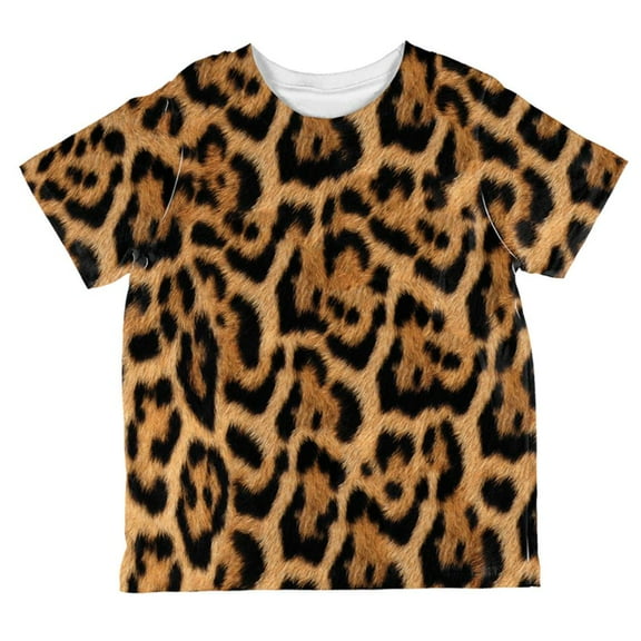 Halloween Leopard Print Costume All Over Toddler T Shirt Multi 4T