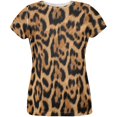 thumbnail image 1 of Halloween Leopard Print Costume All Over Womens T Shirt Multi SM, 1 of 2