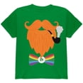 thumbnail image 1 of Halloween Leprechaun Costume Rainbow Bow Tie Youth T Shirt Irish Green Youth X-SM, 1 of 1