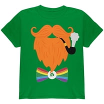 Halloween Leprechaun Costume Rainbow Bow Tie Youth T Shirt Irish Green Youth X-SM
