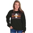 thumbnail image 1 of Halloween Let's Go Ghouls Ghost Women Crewneck Sweatshirt Brisco Brands S, 1 of 6