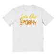 thumbnail image 1 of Halloween Lets Get Spooky Graphic White Men's Cotton T-Shirt, 1 of 1