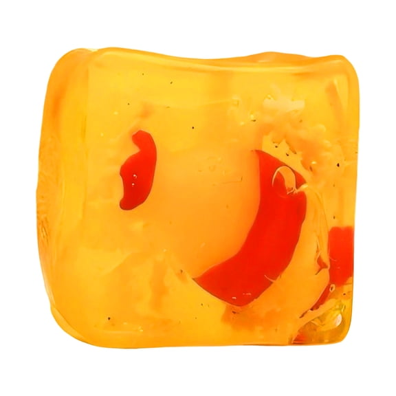 Halloween Light Cube Decor Built-in Pumpkin Illuminated Square Accessory for Fall Holiday Layout