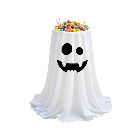 Halloween Light Up Ghost Candy Bowl With Remote Control Led Animated Treat Stand For Trunk Or Treat Decor