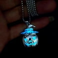thumbnail image 1 of Halloween Light Up Necklace LED Pumpkin Necklaces Set Party Necklace Accessories for Women, 1 of 5