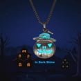 thumbnail image 1 of Halloween Light Up Necklace LED Pumpkin Necklaces Set Party Necklace Accessories for Women, 1 of 5