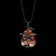 thumbnail image 1 of Halloween Light Up Necklace LED Pumpkin Necklaces Set Party Necklace Accessories for Women, 1 of 4