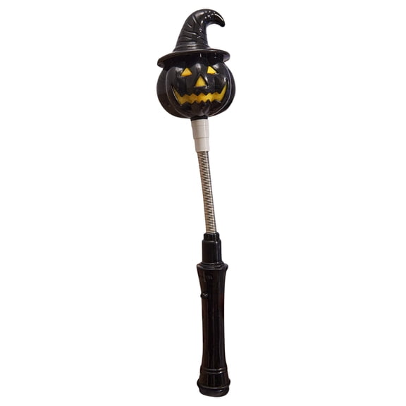 Halloween Light Up Pumpkin Wand Multimode Stick With Shake Party Supplies For Kids Ages 3+ Glow In The Dark Toys