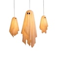 thumbnail image 1 of Halloween Lighted Hanging Ghost Set, 3 Piece Decorations with Remote String Lights and Timer, Spooky 27 and 20 Inch Porch Tree Yard Decor for Party Home, Seasonal Display Control Light, 1 of 5