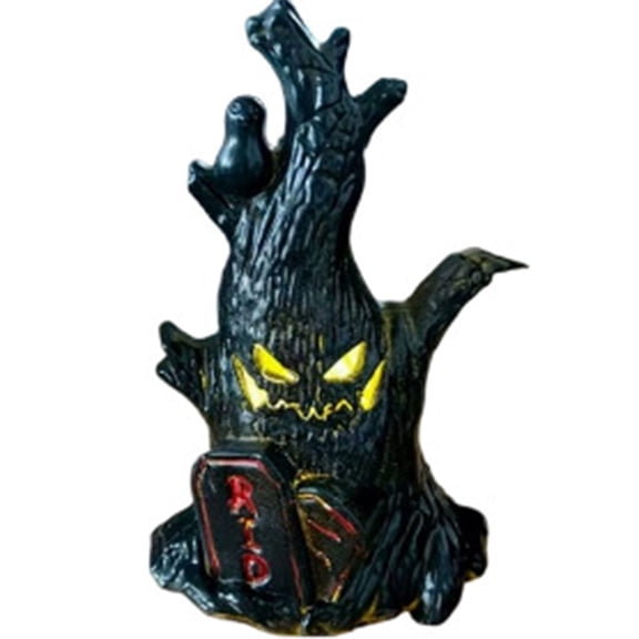 Halloween Lighted Tree Decoration, LED Ghost Tree, Battery Operated, Tree Decor Table Decor for Halloween Indoor Party Home