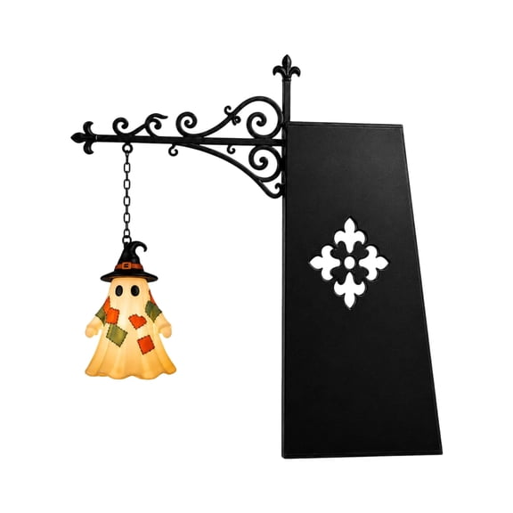 Halloween Lights Ghost Bookshelf Lantern, 10Inch Decorative Bookshelf Lighting Halloween Decor Indoor Lamp Night Lights Book Lover Gift