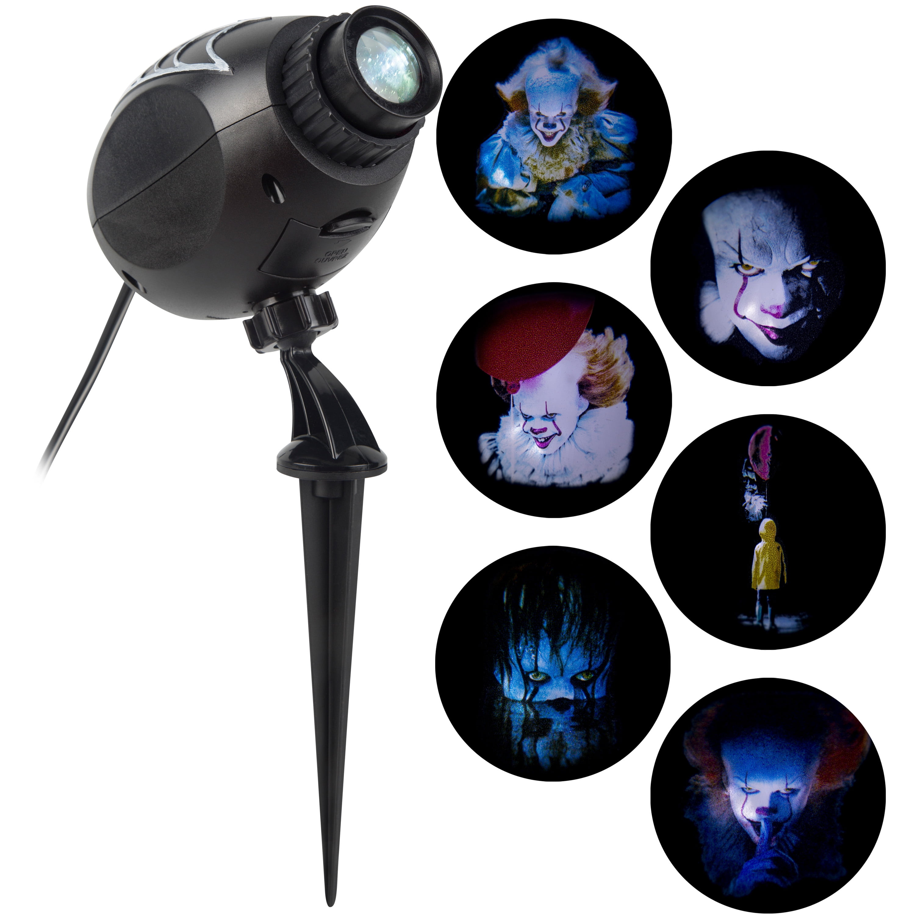 Halloween Lightshow Projection Silhouette Pennywise