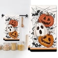 thumbnail image 1 of Halloween Limited！ Halloween Kitchen Towel, 15.7 x 23.6 Inch Pumpkin Ghost Spider Web Dish Towel for Bathroom, Kitchen, Oven Handle and Halloween Decorations, Pattern 03, 1 of 3
