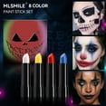 thumbnail image 1 of Halloween Lipstick Set, Face Painting Kit, Easy-to-Apply Long-Lasting Halloween Makeup for Vampires and Costume Parties, Creamy Texture, Smudge-Proof, Safe and Skin-Friendly Ingredients, 1 of 3