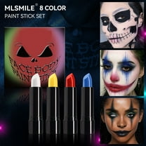 Halloween Lipstick Set, Face Painting Kit, Easy-to-Apply Long-Lasting Halloween Makeup for Vampires and Costume Parties, Creamy Texture, Smudge-Proof, Safe and Skin-Friendly Ingredients