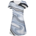 thumbnail image 1 of Halloween Liquid Chrome Costume All Over Juniors Beach Cover-Up Dress Multi SM, 1 of 2