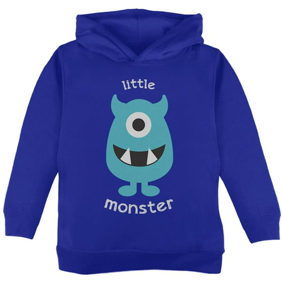 Halloween Little Monster Toddler Hoodie Royal 2T