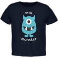 thumbnail image 1 of Halloween Little Monster Toddler T Shirt Navy 4T, 1 of 1