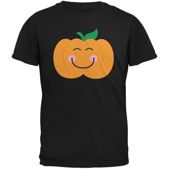 Halloween Little Pumpkin Black Youth T-Shirt - Youth Small